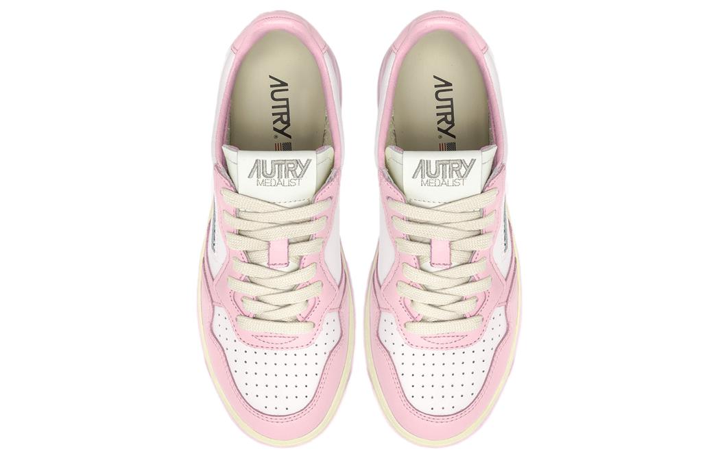 Lookbook AUTRY 皮革 舒适百搭 低筒 板鞋 女款 粉色