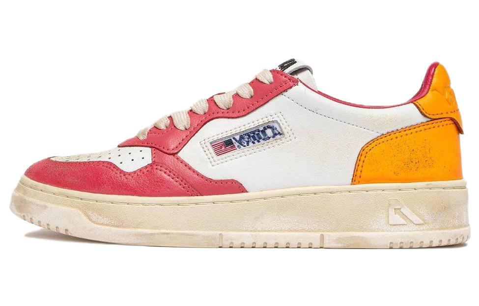 (W) AUTRY Low 'White Pink Orange'