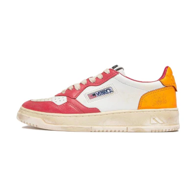 (W) AUTRY Low 'White Pink Orange'