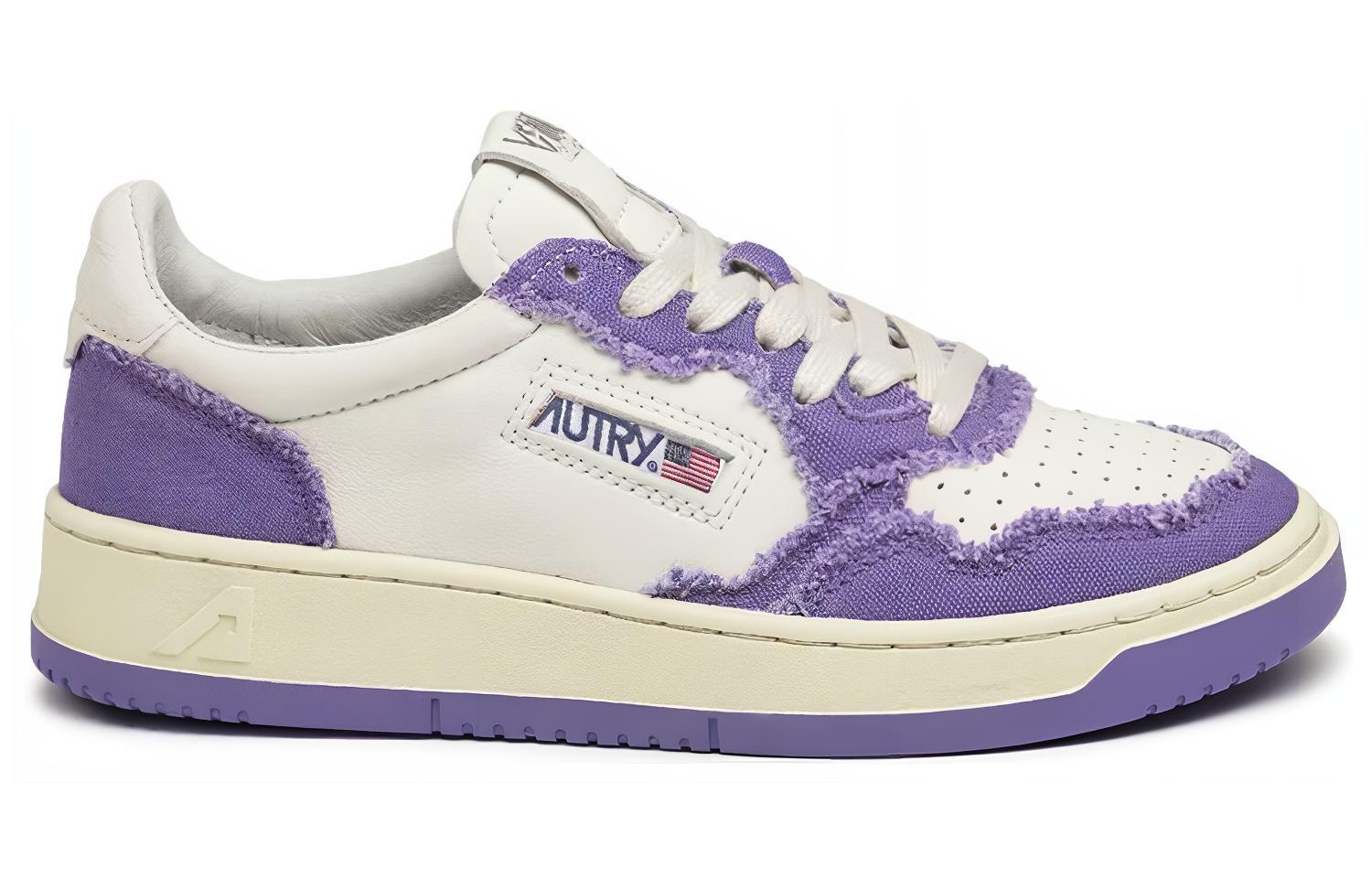 (W) AUTRY Low Leather 'White Purple' 圖 3