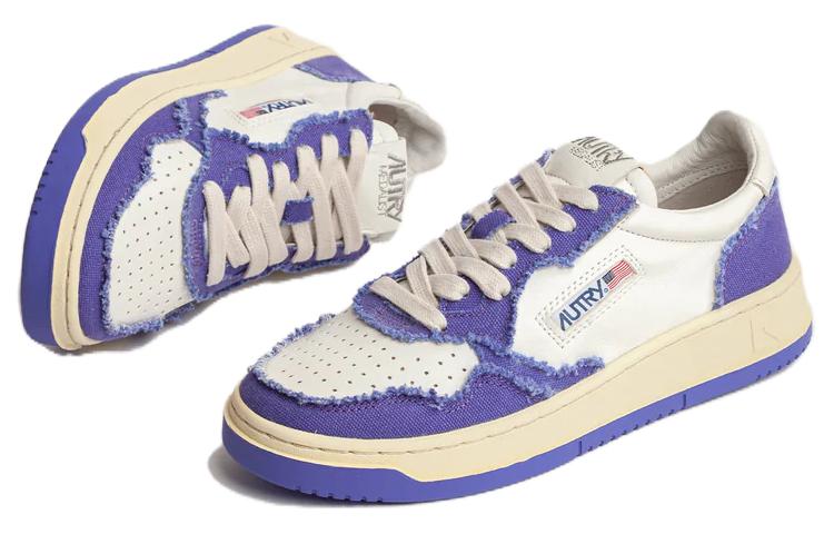(W) AUTRY Low Leather 'White Purple' 圖 5