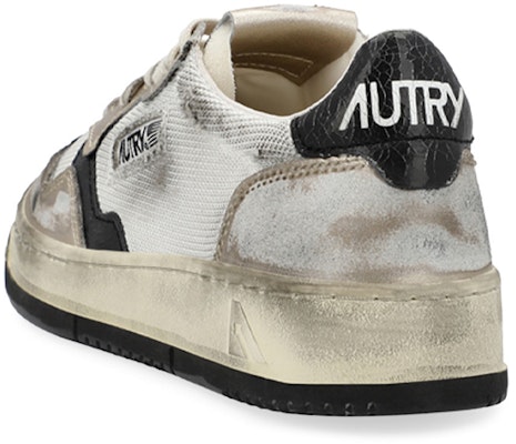 (Women) AUTRY Low Super Vintage Mesh Sneakers 'White Black' AVLW-MS09 Shop (Women) AUTRY Low Super Vintage Mesh Sneakers 'White Black' AVLW-MS09