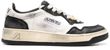 (Women) AUTRY Low Super Vintage Mesh Sneakers AVLW-MS10 'White Black' AVLWMS10 (Women) AUTRY Low Super Vintage Mesh Sneakers AVLW-MS10 'White Black' AVLWMS10
