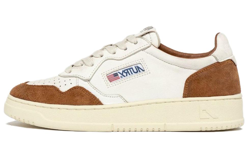 (W) AUTRY Low Top 'Cream Brown Colorblock'