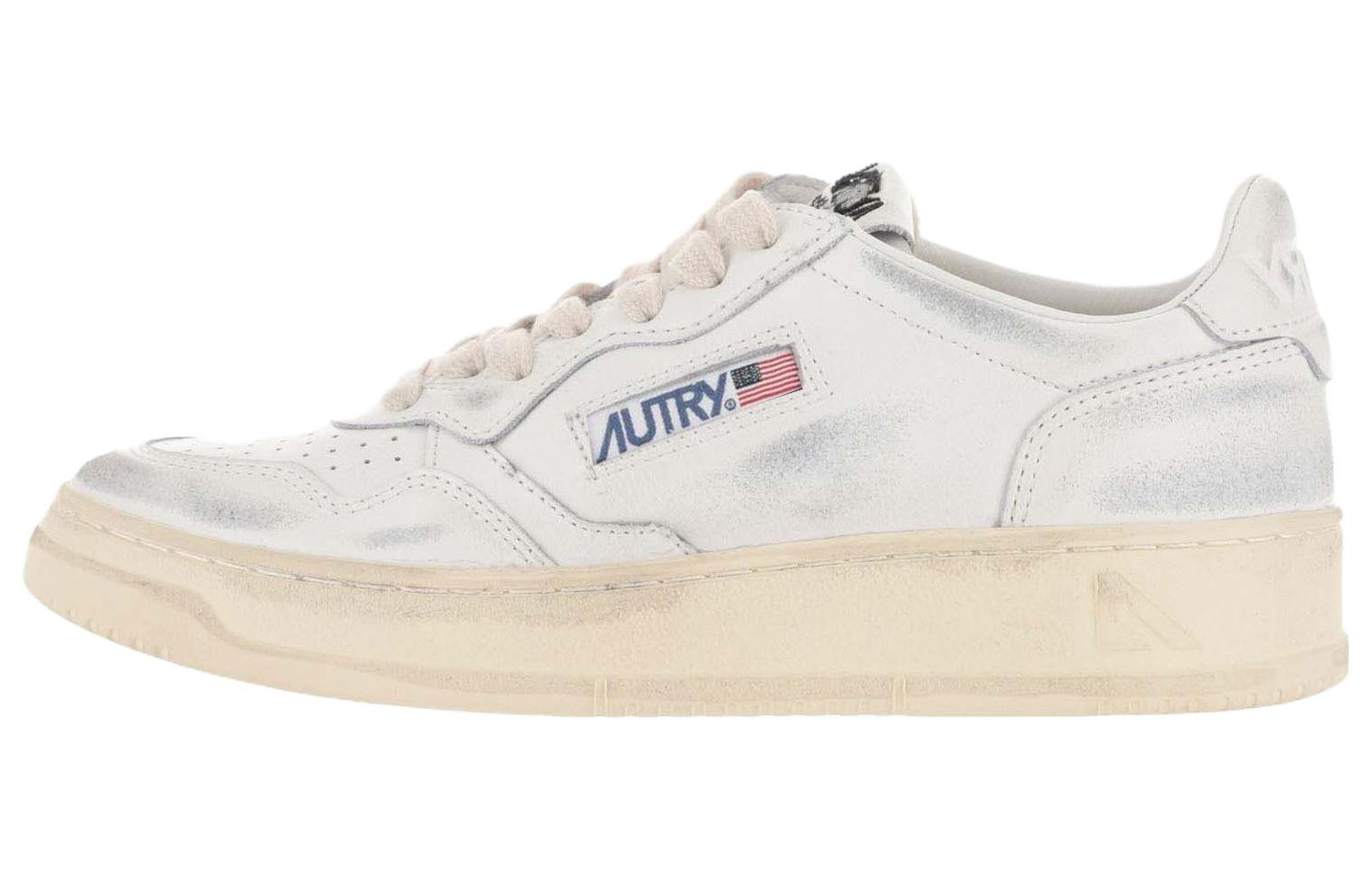 (W) AUTRY Low Top 'Distressed White'