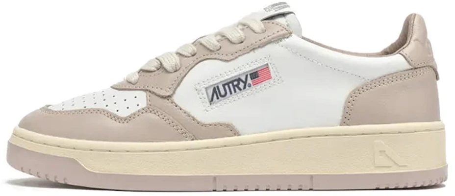 AUTRY 皮革 低筒 系带 時尚板鞋 女款 淡粉白 Buy AUTRY 皮革 低筒 系带 時尚板鞋 女款 淡粉白