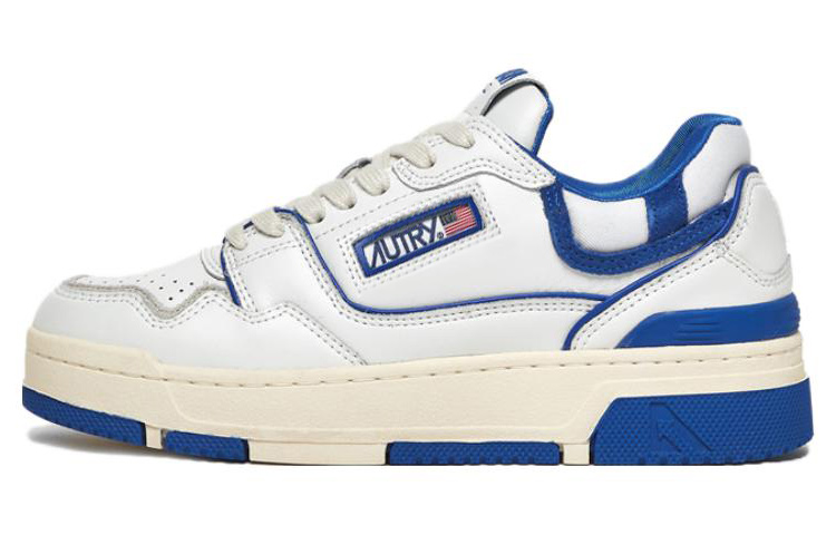 (W) AUTRY Low Top 'White Blue'