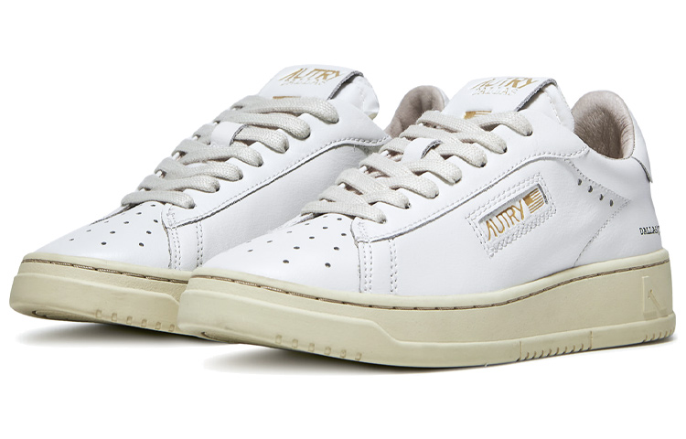 (W) AUTRY Dallas Low Leather 'White' 圖 3