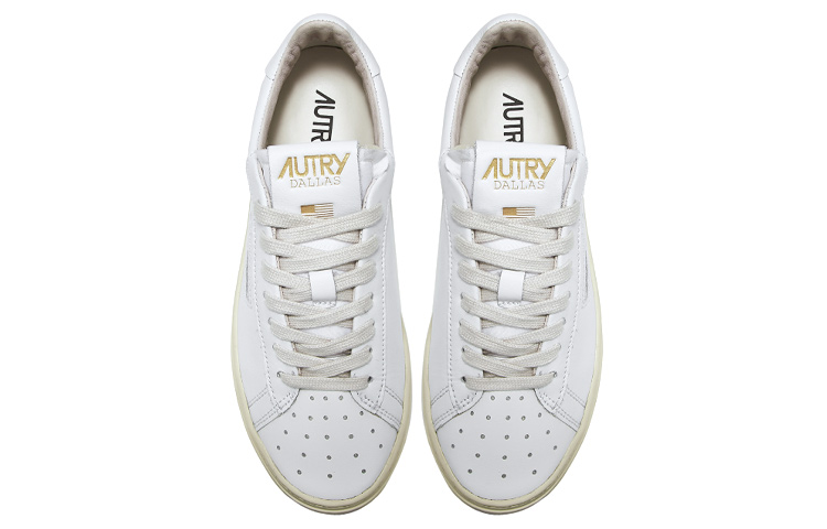 (W) AUTRY Dallas Low Leather 'White' 圖 4
