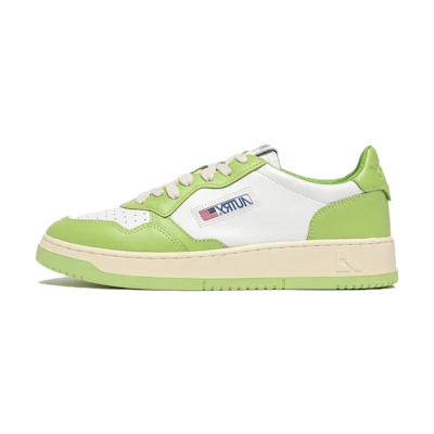 (W) AUTRY Low Top 'White Green CMFT'