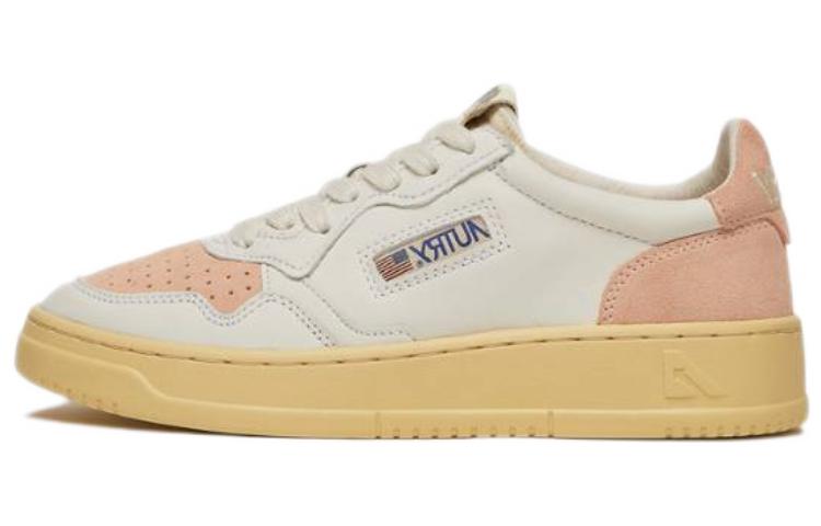 (W) AUTRY Low Top 'White Pink'