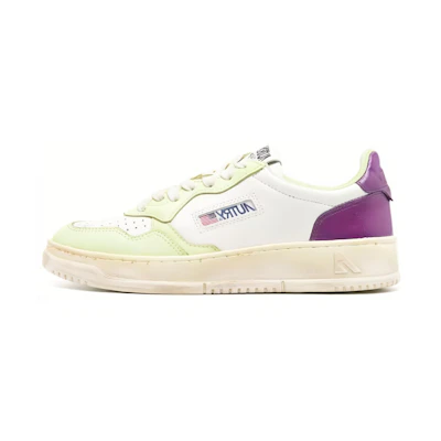 (W) AUTRY Low Top 'White Purple'