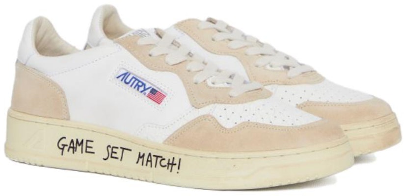 (W) AUTRY Medalist Kulit Rendah "Game Set Match" Putih Beige AULW-WC06 Lookbook (W) AUTRY Medalist Kulit Rendah "Game Set Match" Putih Beige AULW-WC06