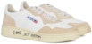 (W) AUTRY Medalist Kulit Rendah "Game Set Match" Putih Beige AULW-WC06