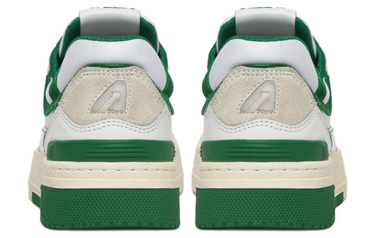 (W) AUTRY CLC Leather Sneakers 'White Green' 圖 4