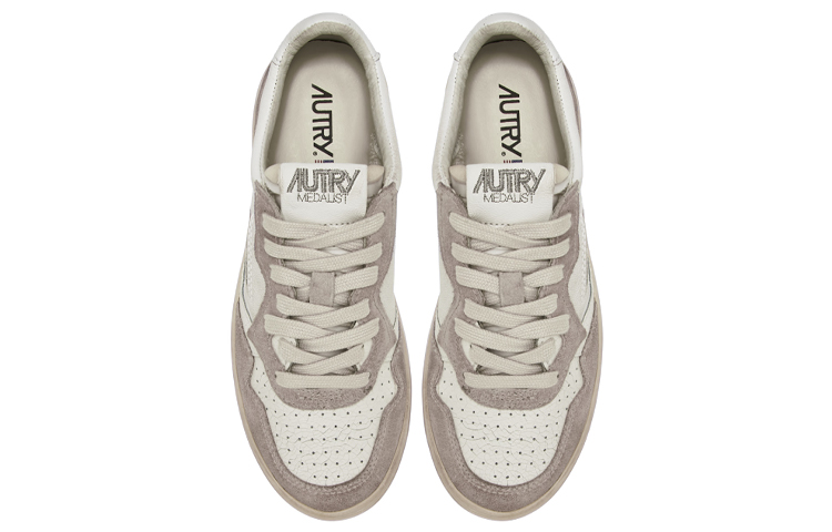 (W) AUTRY Low Top Leather 'White Light Brown' 圖 3
