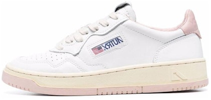 (Women) AUTRY Low Top Leather 'White Pink' AULW-BB52 (Women) AUTRY Low Top Leather 'White Pink' AULW-BB52