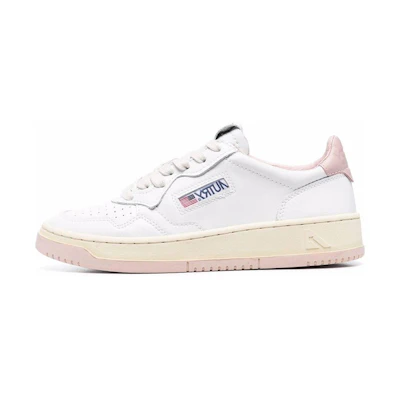 (W) AUTRY Low Top Leather 'White Pink'