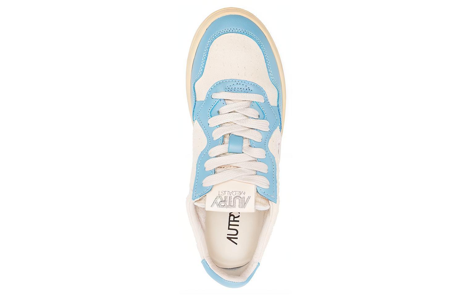 (W) AUTRY Low Top Logo Patch 'Blue White' 圖 5
