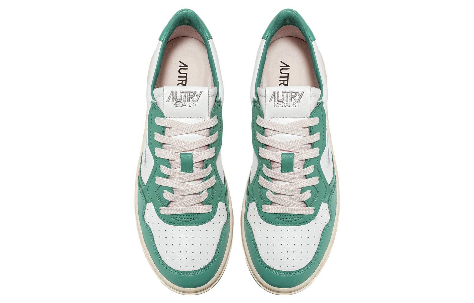 (W) AUTRY Low-Top Sneaker 'White Green' 圖 3