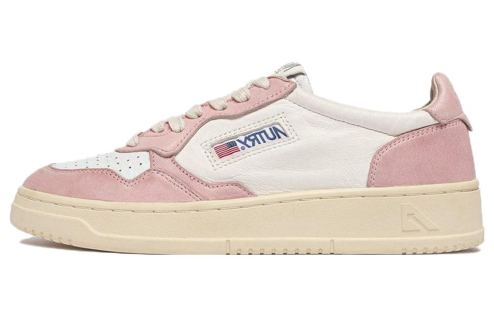 (W) AUTRY Low Top Sneaker 'White Pink'