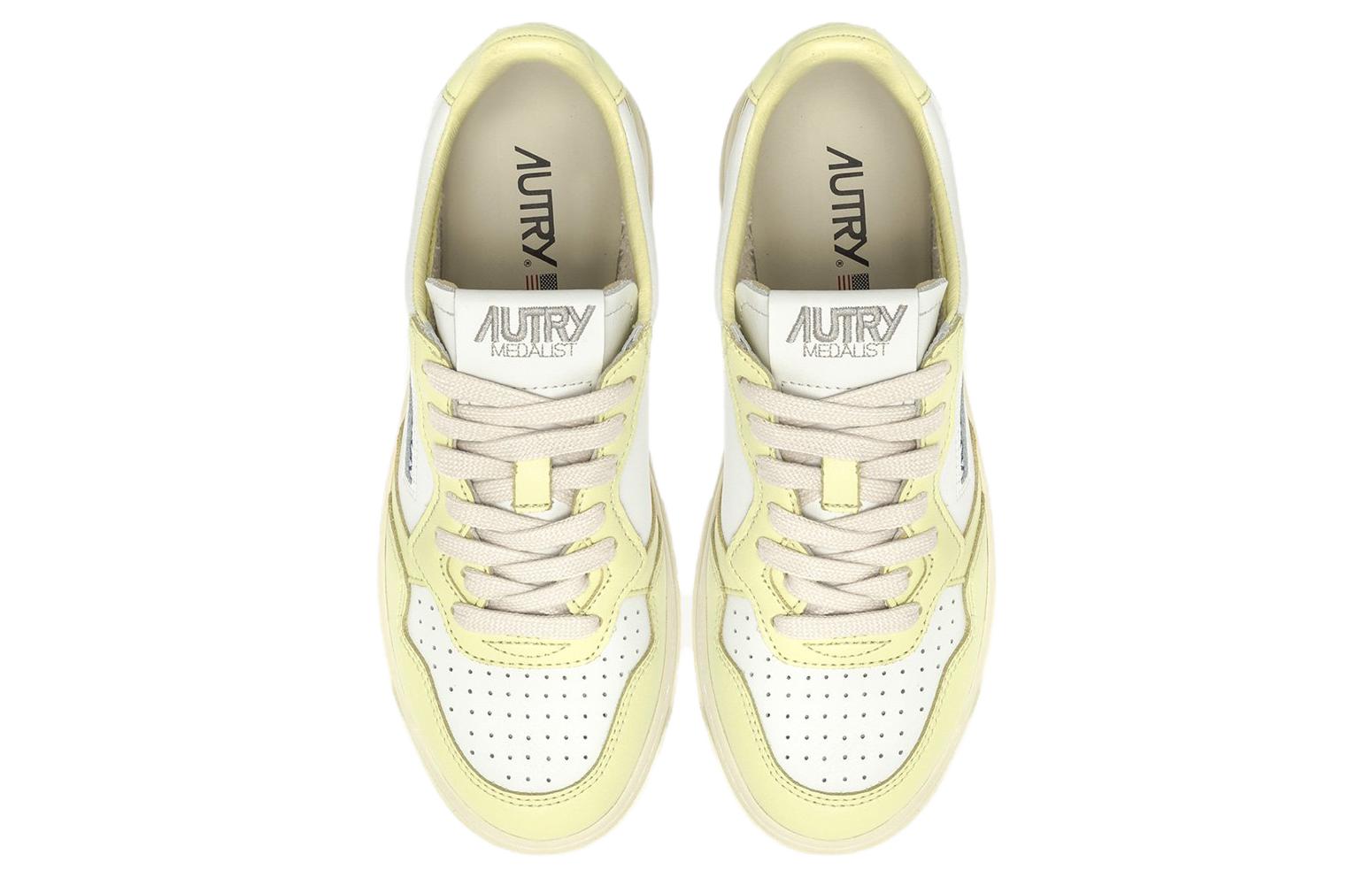 Lookbook (W) Zapatillas Bajas AUTRY 'Blanco Amarillo' AULW-WB36
