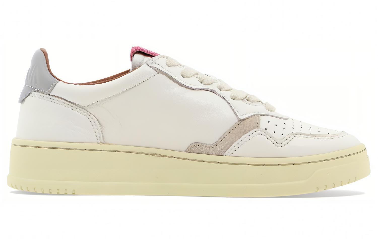 (W) AUTRY Low Top Sneakers 'White Red Silver' 圖 2