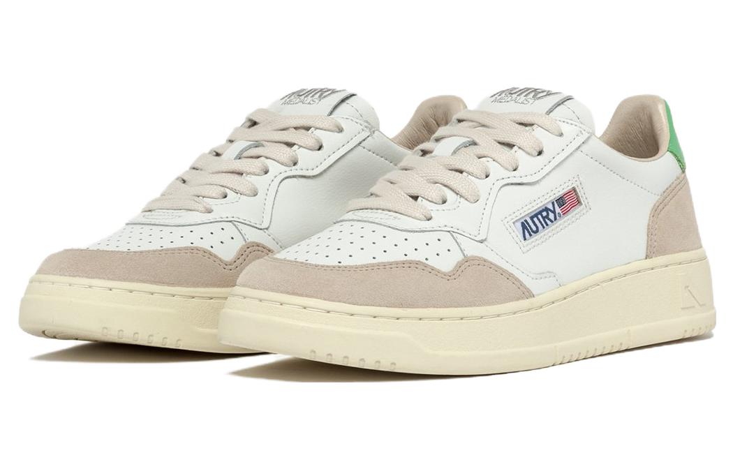 (W) AUTRY Medalist 'Beige Green Low Top' 圖 2