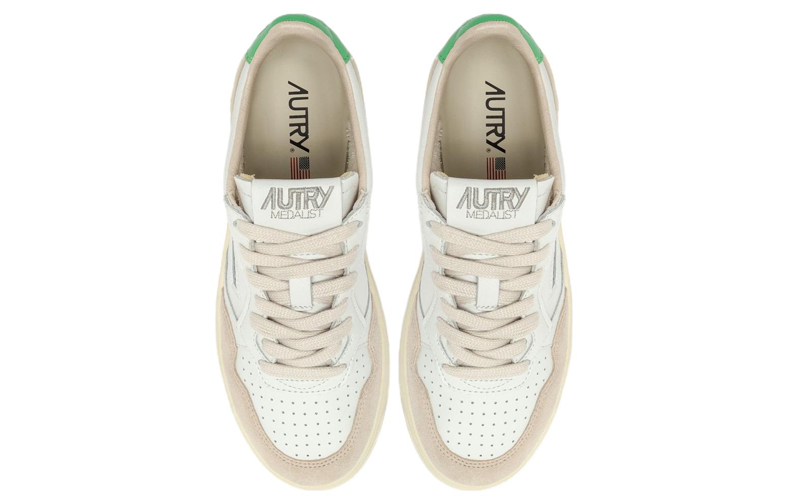 (W) AUTRY Medalist 'Beige Green Low Top' 圖 3