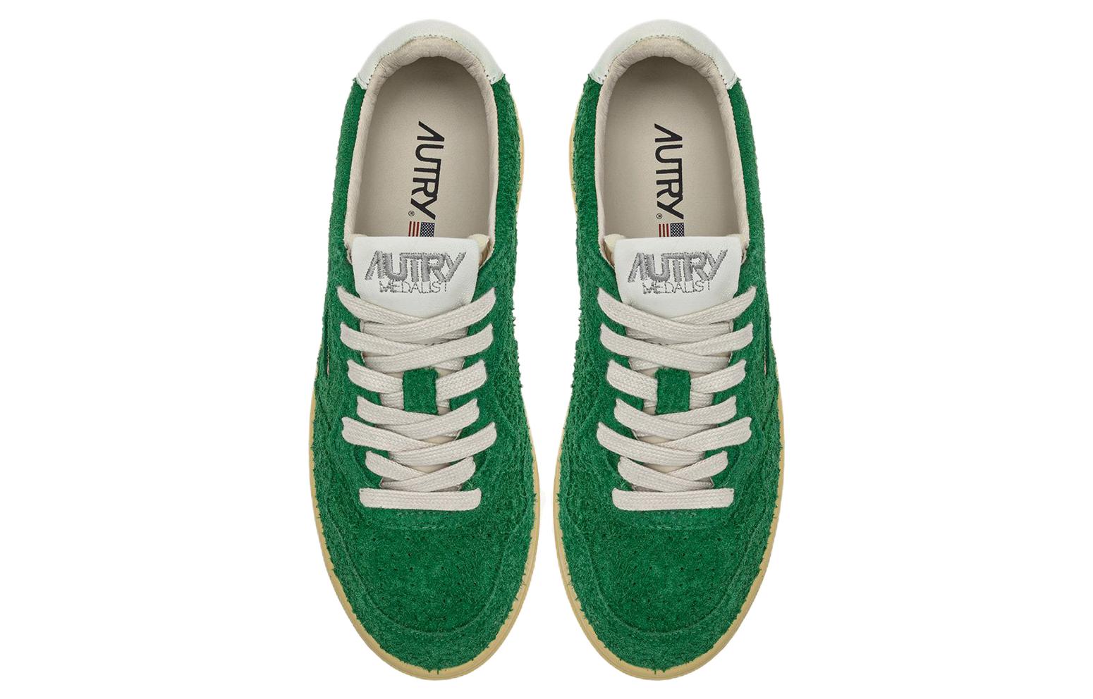 (W) AUTRY Medalist 'Green Suede' 圖 3