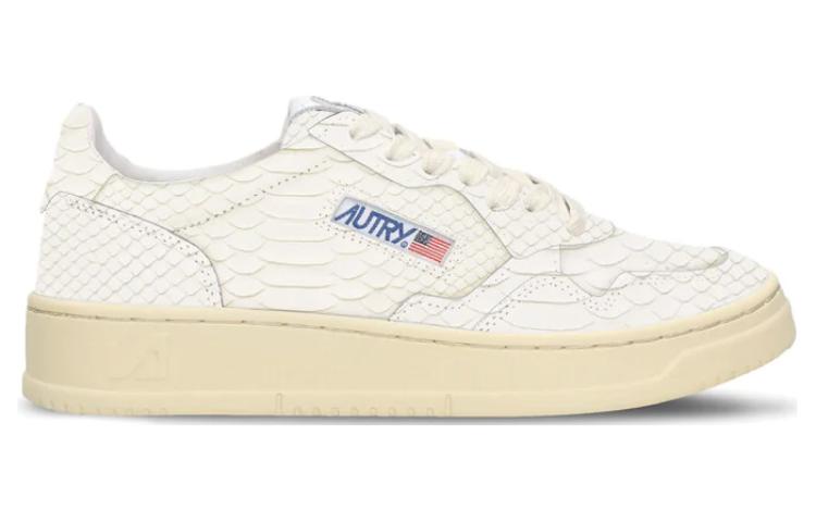 (W) AUTRY Medalist 'White Leather Low-Top' 圖 2