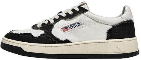 (Women) AUTRY Medalist Canvas-Panelled 'White Black' AULW-CB02 (Women) AUTRY Medalist Canvas-Panelled 'White Black' AULW-CB02