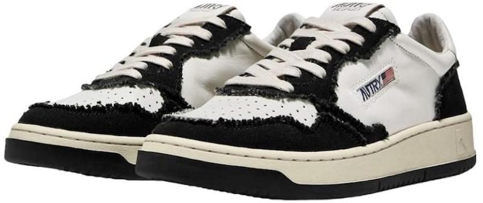 (Women) AUTRY Medalist Canvas-Panelled 'White Black' AULW-CB02 Lookbook (Women) AUTRY Medalist Canvas-Panelled 'White Black' AULW-CB02