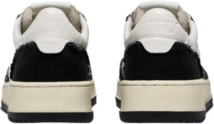 (Women) AUTRY Medalist Canvas-Panelled 'White Black' AULW-CB02 Purchase (Women) AUTRY Medalist Canvas-Panelled 'White Black' AULW-CB02