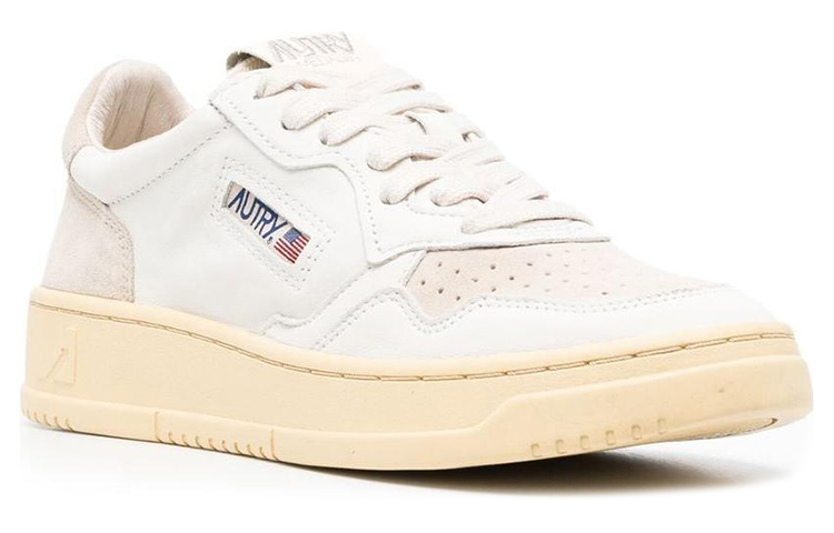 Order (W) AUTRY Medalist 皮革绒面革 '白沙' AULW-SL01