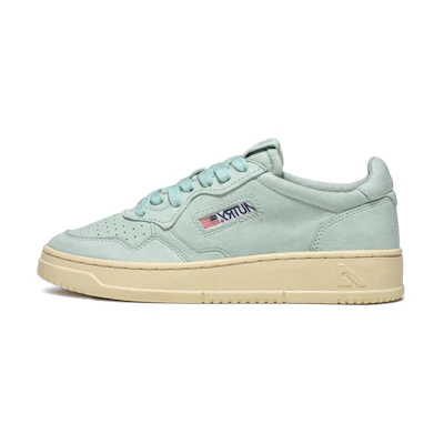 (W) AUTRY Medalist Leather Low 'Shell Blue'