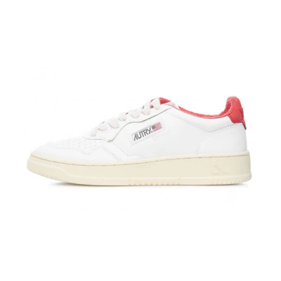 (W) AUTRY Medalist Leather Low 'Sport White Red'