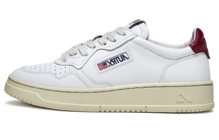 Buy (W) AUTRY Medalist 皮革低帮 '白色波尔多' AULW-LL43