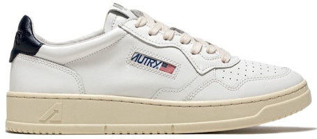 (Women) AUTRY Medalist Leather Low 'White Dark Blue' AULW-LL12 (Women) AUTRY Medalist Leather Low 'White Dark Blue' AULW-LL12