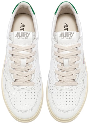 (Women) AUTRY Medalist Leather Low 'White Green' AULW-LL20 Lookbook (Women) AUTRY Medalist Leather Low 'White Green' AULW-LL20