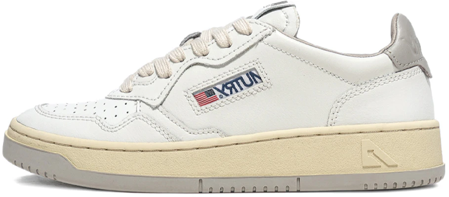 (Women) AUTRY Medalist Leather Low 'White Grey' AULW-BB50 Buy (Women) AUTRY Medalist Leather Low 'White Grey' AULW-BB50