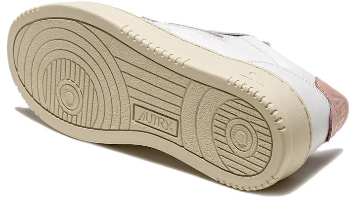 (W) AUTRY Medalist Kulit Rendah 'Putih Merah Jambu' AULM-LL16 Purchase (W) AUTRY Medalist Kulit Rendah 'Putih Merah Jambu' AULM-LL16