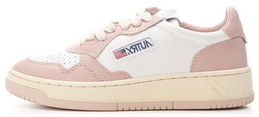 (Women) AUTRY Medalist Leather Low 'White Pink Cream' AULW-WB09 Buy (Women) AUTRY Medalist Leather Low 'White Pink Cream' AULW-WB09