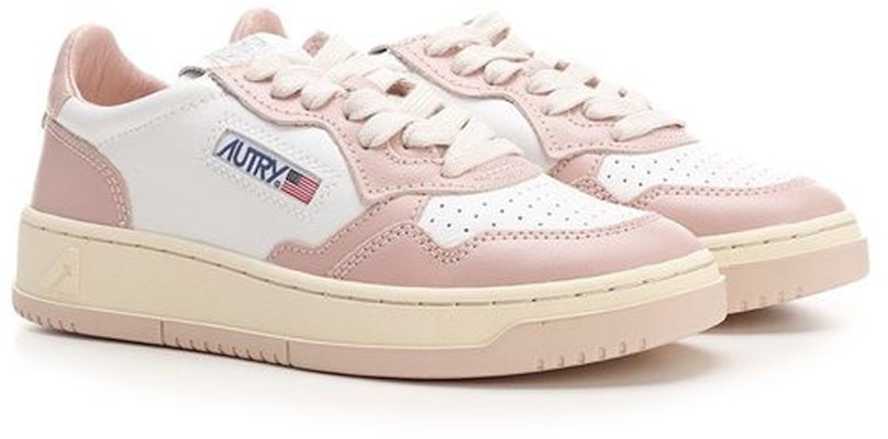 (Women) AUTRY Medalist Leather Low 'White Pink Cream' AULW-WB09 Lookbook (Women) AUTRY Medalist Leather Low 'White Pink Cream' AULW-WB09