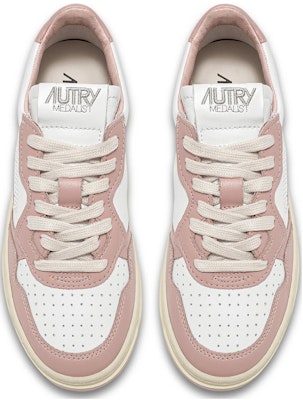 (Women) AUTRY Medalist Leather Low 'White Pink Cream' AULW-WB09 Purchase (Women) AUTRY Medalist Leather Low 'White Pink Cream' AULW-WB09