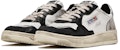(W) AUTRY Medalist Leather Low Super Vintage Putih Hitam Perak AVLW-SV11