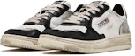 Order (W) AUTRY Medalist Leather Low Super Vintage Putih Hitam Perak AVLW-SV11