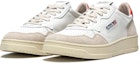 Order (W) AUTRY Medalist Leather Suede Rendah 'Putih Beige Oren' AULW-LS45