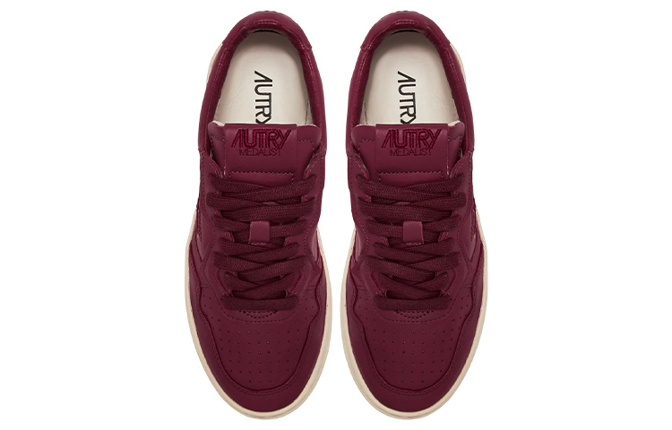 (W) AUTRY Medalist Low 'Burgundy Goat Leather' 圖 3