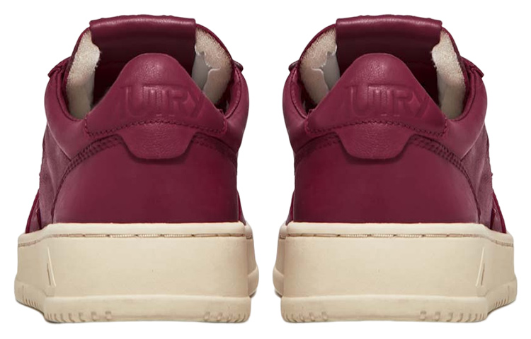 (W) AUTRY Medalist Low 'Burgundy Goat Leather' 圖 4
